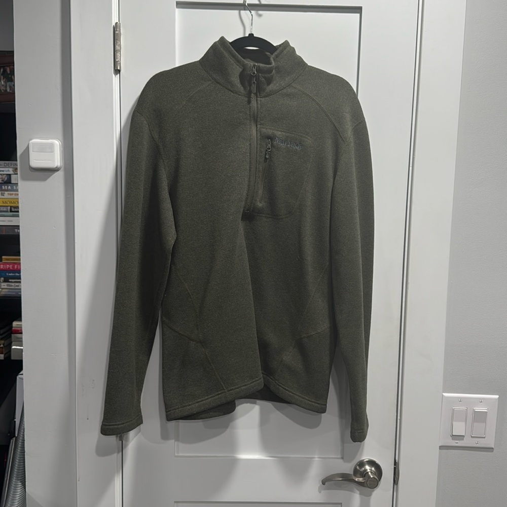 Marmot Forrest Green Fleece Quarter Zip